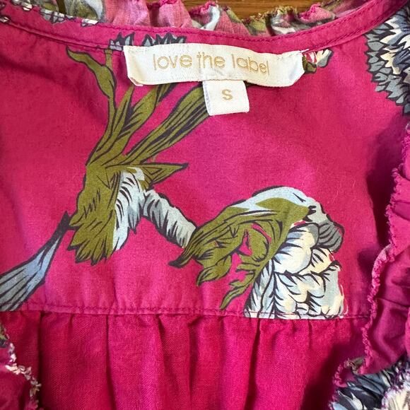 Love the Label Wanda Print Smocked Waist Short Dress, Tuckernuck, Anthro, Small - Picture 6 of 9